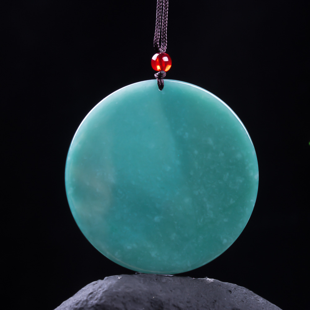 Women'S Fashion - Natural Jadeite Blue Water Emerald Peaceful