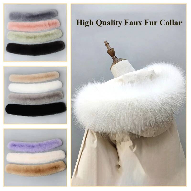 Women'S Fashion Hoodie - Winter Coat Fur Collar Faux Fur