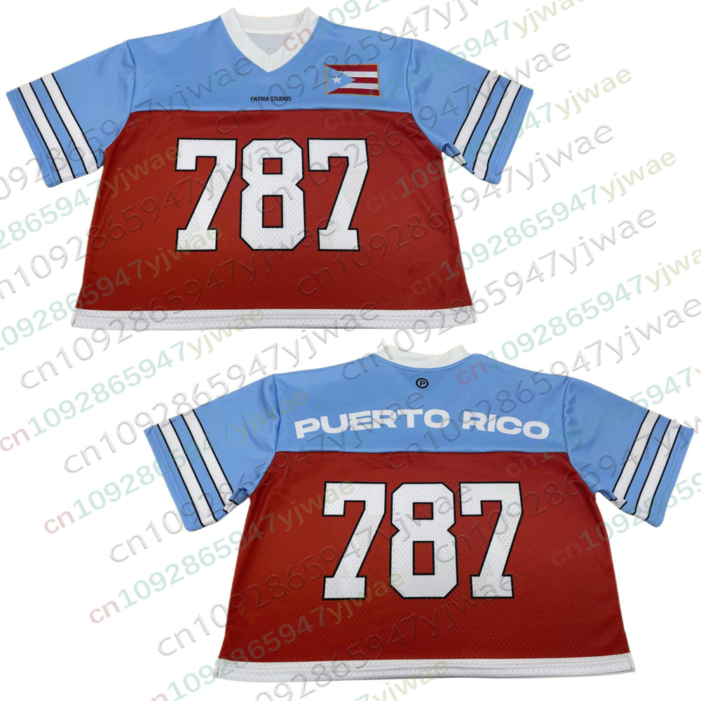 Puerto Rico Oversized Jersey P - огляд і ціна Women'S Fashion Rugby Shirt