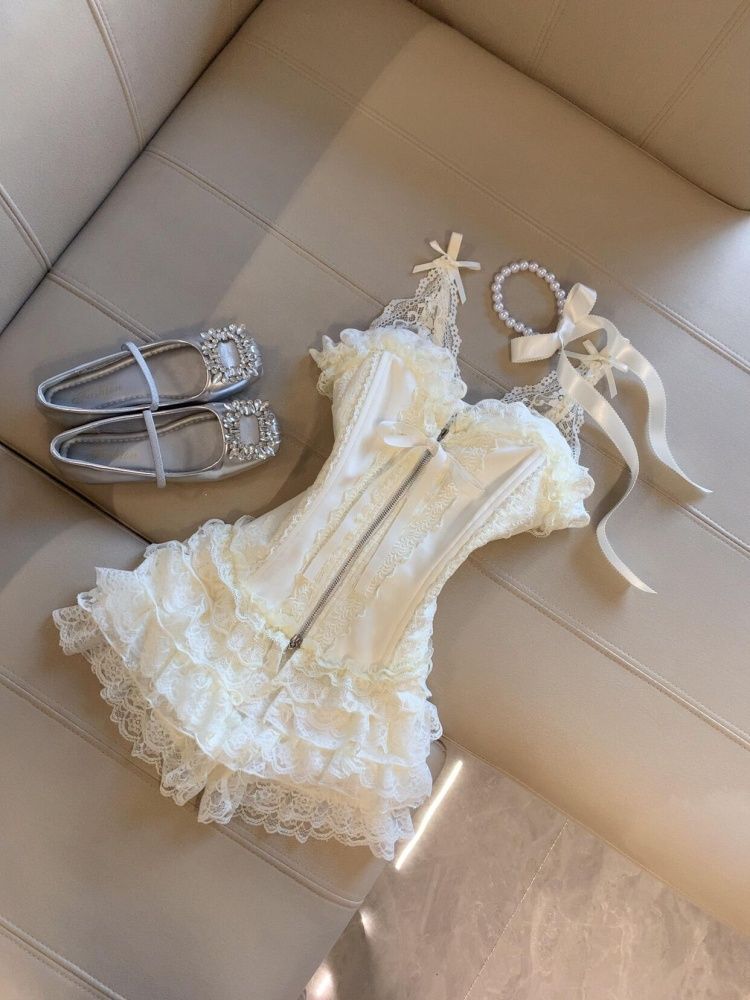 Cute Desire Lace Bustier Top H - огляд і ціна Lace Trim Cami