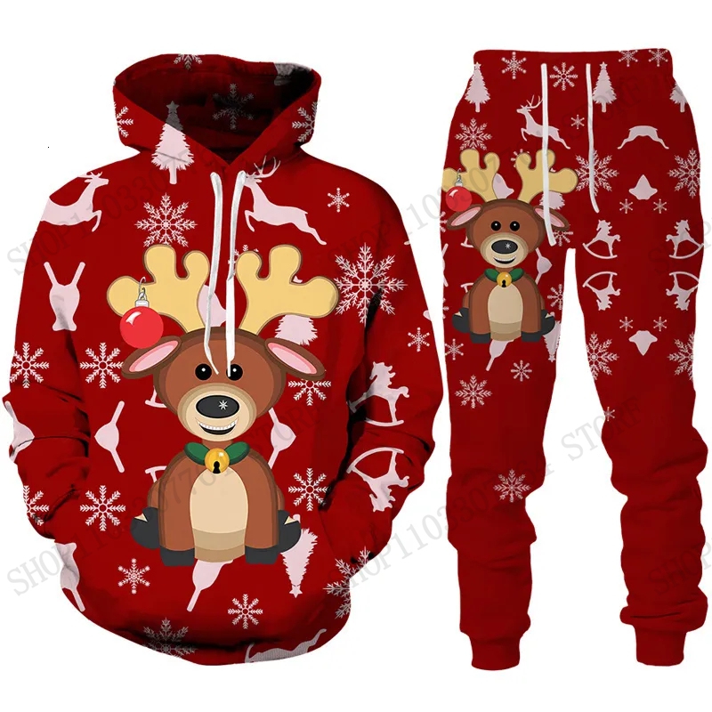 Cute Reindeer Elk Hoodie Pant  - огляд і ціна Women'S Fashion Hoodie