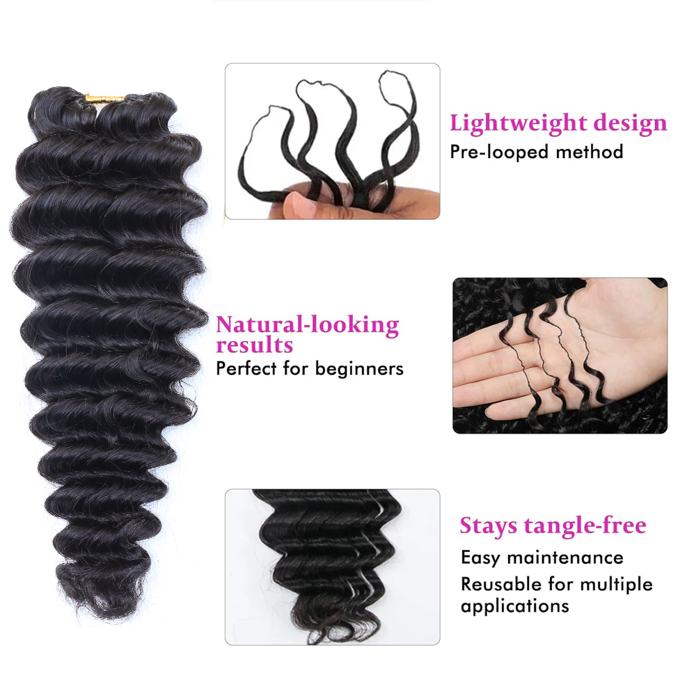 Natural Black Deep Wave Feathe - огляд і ціна Women'S Fashion