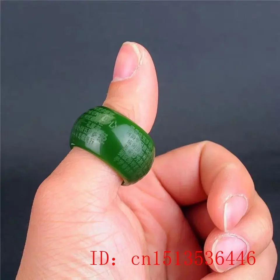 Natural Green Jade 22mm Ring H - огляд і ціна Women'S Fashion