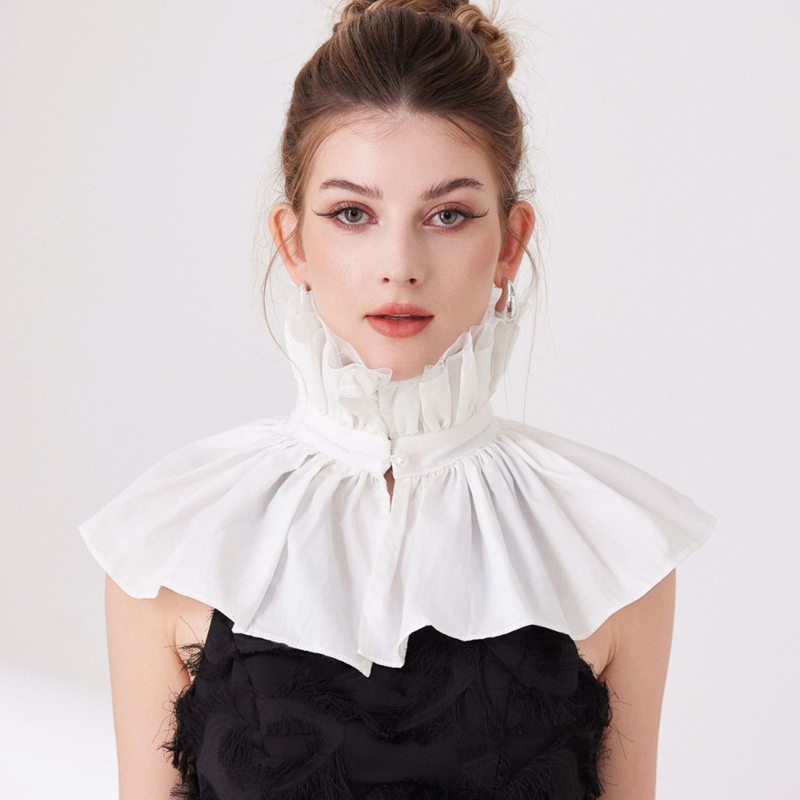 Detachable High Ruffled False  - огляд і ціна Women'S Fashion