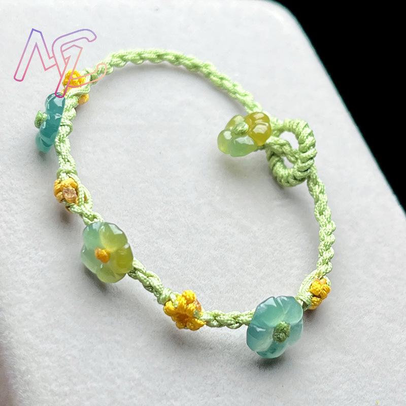 Myanmar Jadeite Flower Bracele - огляд і ціна Women'S Fashion