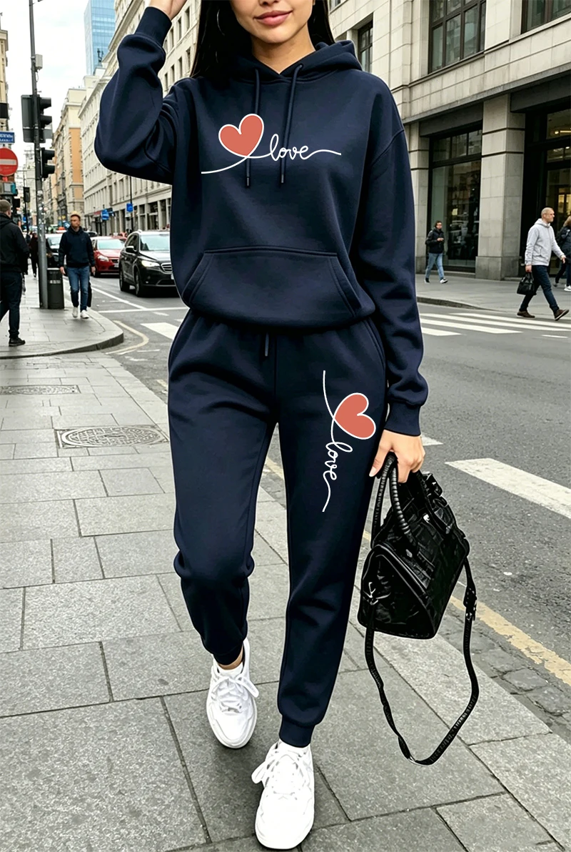 Womens Tracksuit Print Casual  - огляд і ціна Women'S Fashion Hoodie