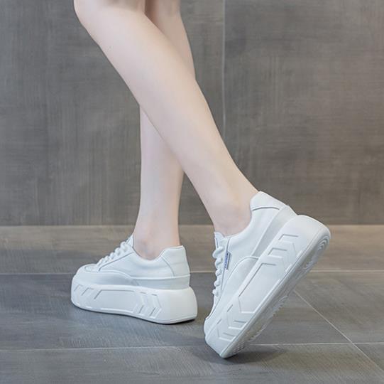 8cm Microfiber Leather Spring  - огляд і ціна Sneakers Fashion Women